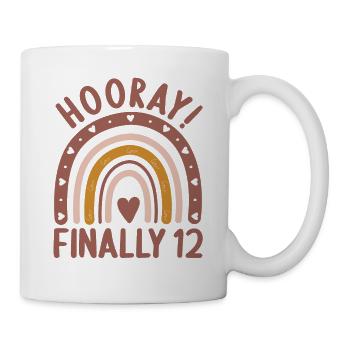 12 years old Rainbow Rainbow 12th birthday - Mug - white - Right