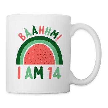 14 years old Rainbow Rainbow 14th birthday - Mug - white - Right