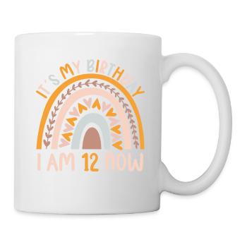 12 years old Rainbow Rainbow 12th birthday - Mug - white - Right