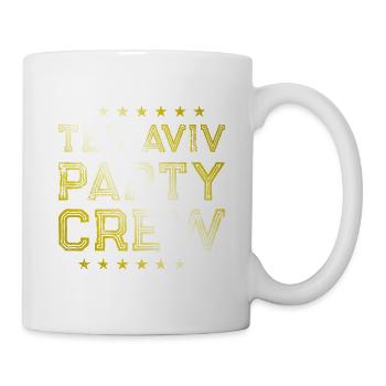Tel Aviv Party Crew - Mug blanc - blanc - Droite