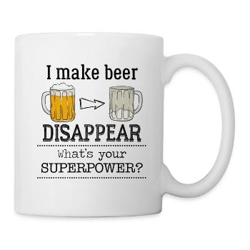 Bier Beer Alkohol Biergarten Shakespeare - Tasse - Weiß - Rechts