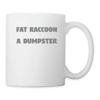 My Spirit Animal Is A Fat Raccoon Raccoons - Mug - white - Right
