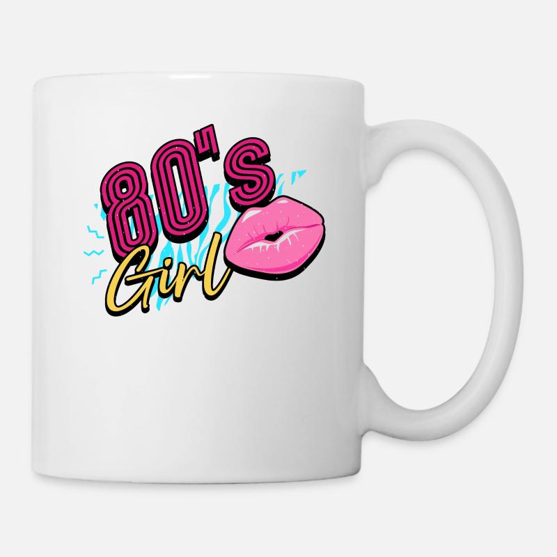 80s 80s Girl - Mug - white