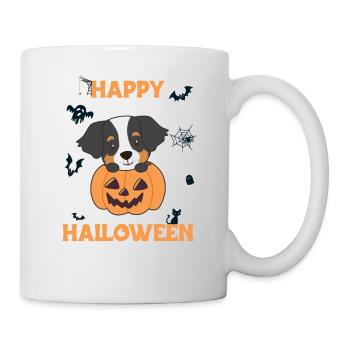 Bernese Mountain Dog in Pumpkin Dogs Happy Halloween - Mug - white - Right