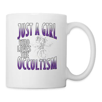 Okkult Goth Gothic Punk Grunge - Tasse - Weiß - Rechts
