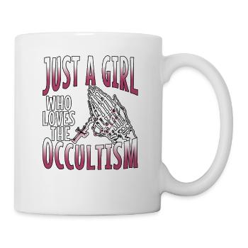 Okkult Goth Gothic Punk Grunge - Tasse - Weiß - Rechts