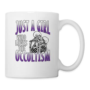 Okkult Goth Gothic Punk Grunge - Tasse - Weiß - Rechts