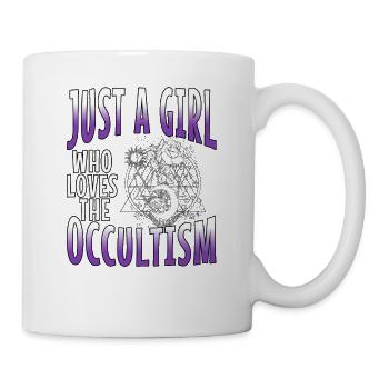 Okkult Goth Gothic Punk Grunge - Tasse - Weiß - Rechts