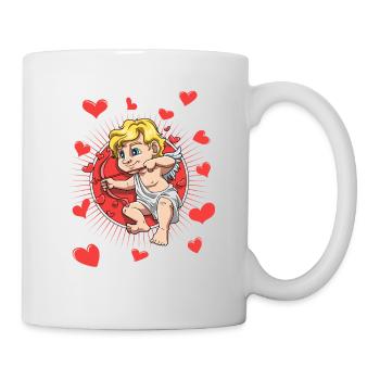 Liebesengel Zeichen der Liebe Romantik Geschenk - Tasse - Weiß - Rechts