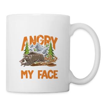 Wildschwein Jagd Geschenke Jagen Jagdausflug für - Tasse - Weiß - Rechts