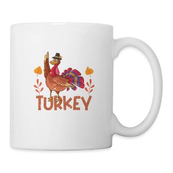 Lustiger Herbst Erntedank Herbsttag Raten Sie, was - Tasse - Weiß - Rechts