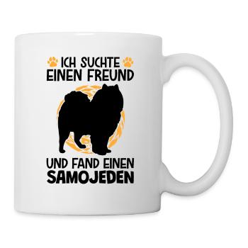 Suchte meinen Samojede Schlittenhund - Tasse - Weiß - Rechts