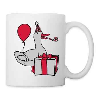 Geburtstag Party feiern Gans - Tasse - Weiß - Rechts
