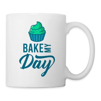 Bake Cake Bake My Day - Mug - white - Right