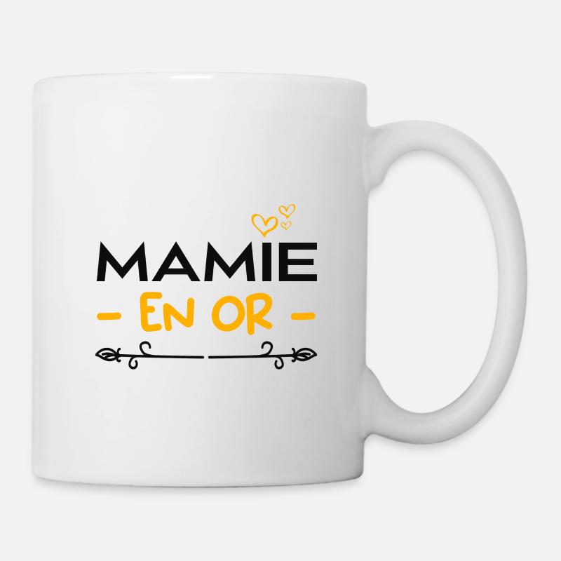 Mamie En Or - Mug blanc - blanc