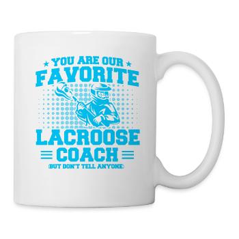 Sport Player Lacrosse Coaches Gift - Mug - white - Right