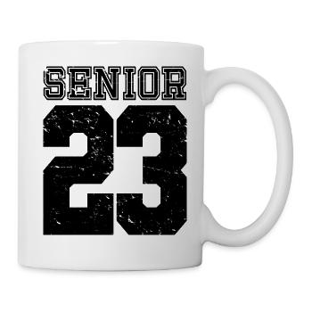 Senior 2023 Distressed Graduated Graduation Gift - Mug - white - Right