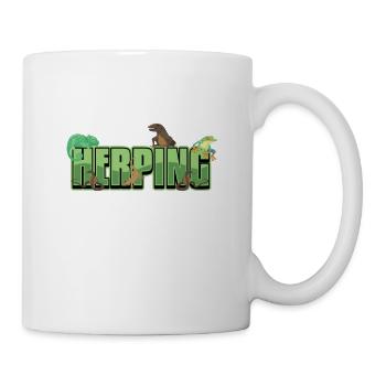 Herping Reptiles Amphibians Herpetologist - Mug - white - Right