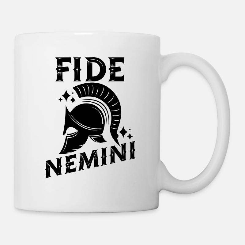 Fide Nemini Lateinische Sprache Lateinisches - Tasse - Weiß
