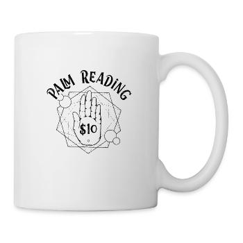 Lecture manuelle Astrologie Lecture manuelle Drôle - Mug blanc - blanc - Droite