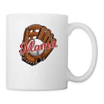 Baseball Mama Pour Baseball Maman Softball Mères - Mug blanc - blanc - Droite