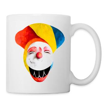 Clown Abstrait - Mug blanc - blanc - Droite