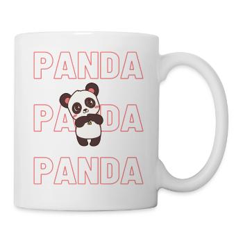 Panda - Tasse - Weiß - Rechts