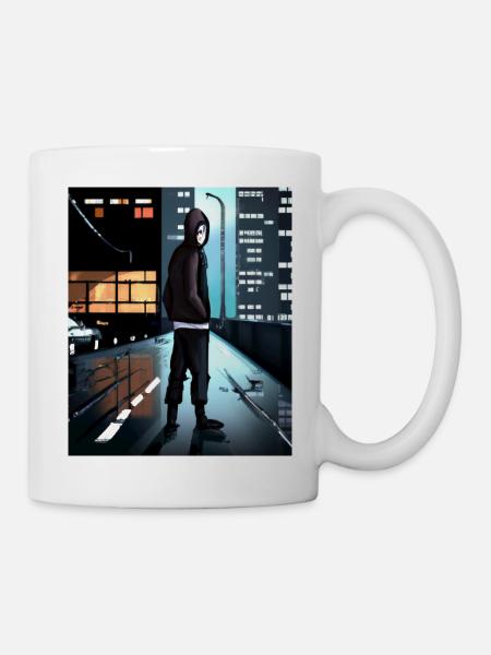 Gamer Cibercity - Mug - white