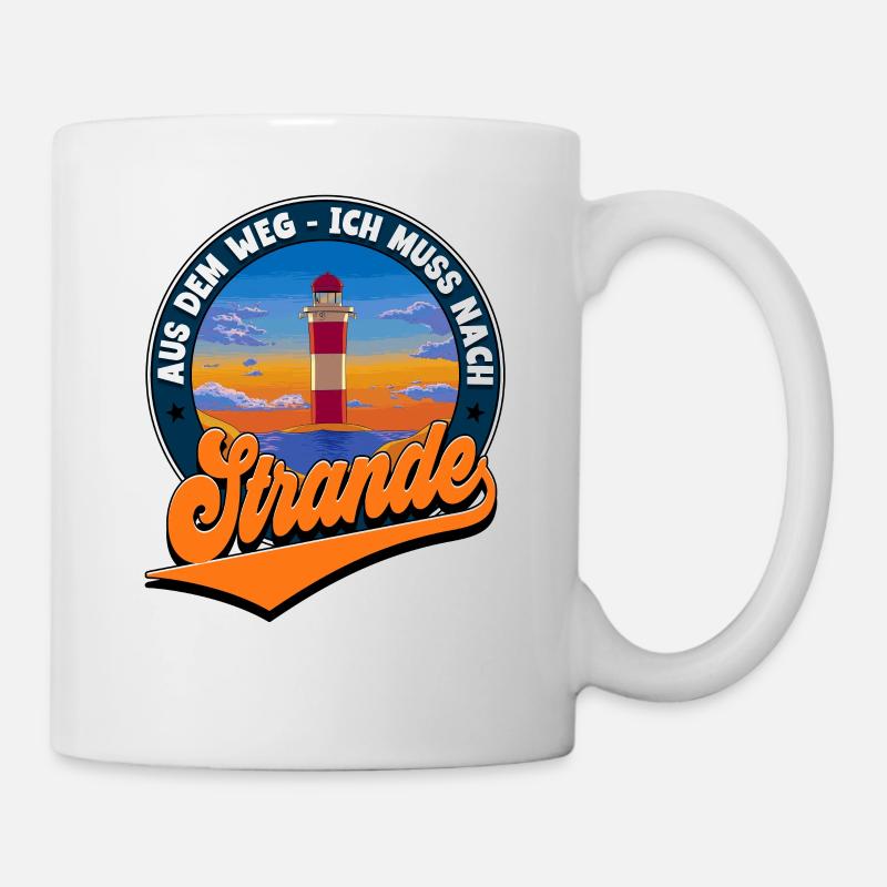 Strande - Tasse - Weiß