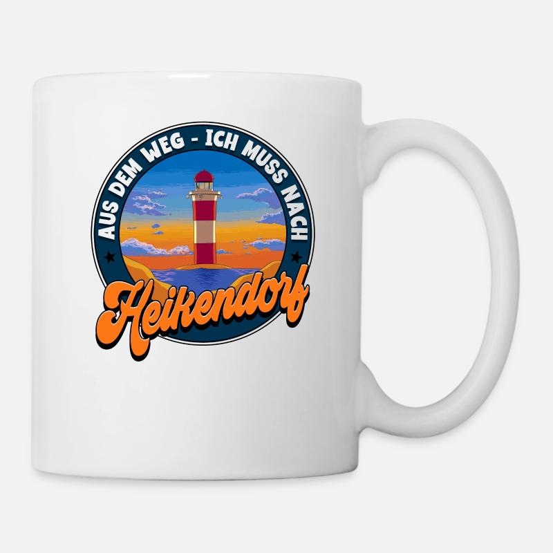 Heikendorf - Tasse - Weiß