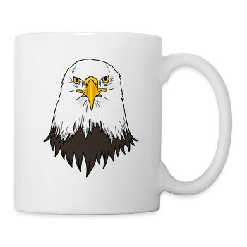 Bald Eagle Head - Mug - white - Right