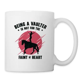 Pferdesport Voltigieren Voltigierer Reiten - Tasse - Weiß - Rechts