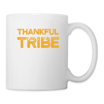 Fun Autumn Thanksgiving Day Halloween Grateful - Mug - white - Right