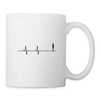 Je suis enceinte - Mug blanc - blanc - Droite