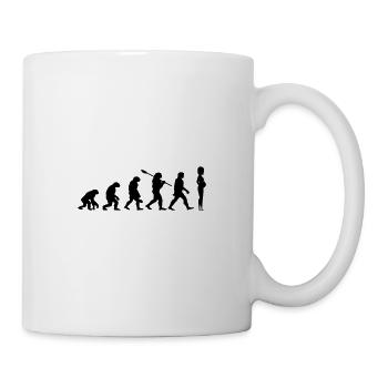 Evolution femmes enceintes - Mug blanc - blanc - Droite