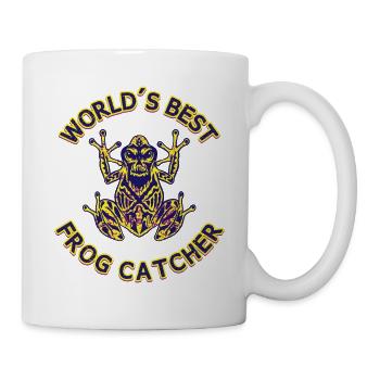 Der Beste Frosch Fänger der Welt Frosch - Tasse - Weiß - Rechts