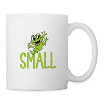 Ich bin nicht klein, ich bin grösser als ein - Tasse - Weiß - Rechts