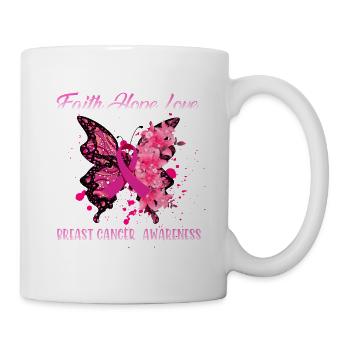 Breast Cancer Awareness - Tasse - Weiß - Rechts