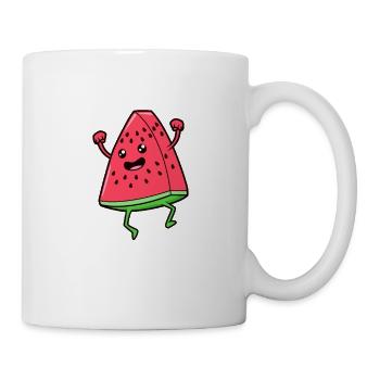 Kawaii Comic Pastèque - Mug blanc - blanc - Droite