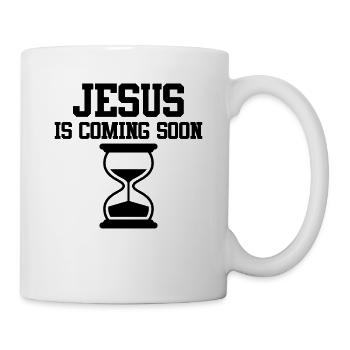 Jesus Is Coming Soon Countdown Christian Jesus - Mug - white - Right