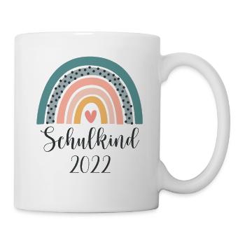 Schulkind Einschulung Schulanfang 2022 - Tasse - Weiß - Rechts
