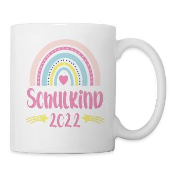 Schulkind Einschulung Schulanfang 2022 - Tasse - Weiß - Rechts