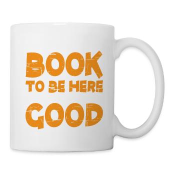 J’ai fermé mon livre to Be Here 12 - Mug blanc - blanc - Droite