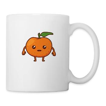 Kawaii Comic Mandarine - Tasse - Weiß - Rechts