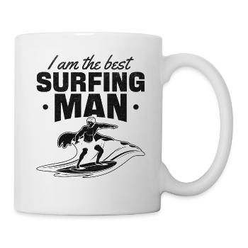 Surfer Ich bin der beste Surfer Surfer Surfboard - Tasse - Weiß - Rechts