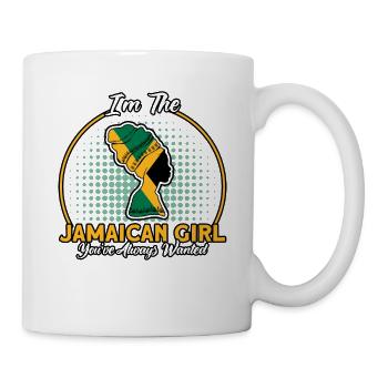 Jamaika Jamaikanische Flagge Geschenk - Tasse - Weiß - Rechts