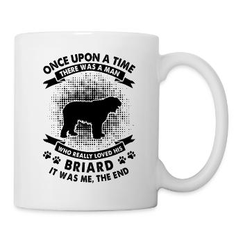 Einmal - Briarde - Tasse - Weiß - Rechts