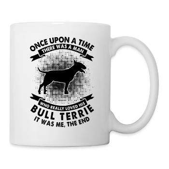 Une fois - Bull Terrier - Mug blanc - blanc - Droite