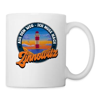 Zinnowitz - Tasse - Weiß - Rechts