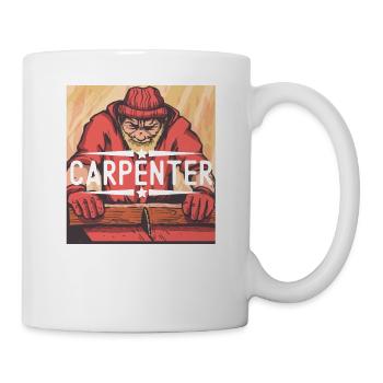 Charpentier Charpentier Boiserie Scie Circulaire - Mug blanc - blanc - Droite